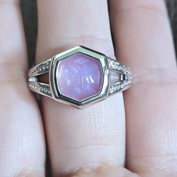 Kendra Scott Lavender💜 "Davie" Intaglio Butterly🦋 Ring💍 - NWT - Picture 15 of 16